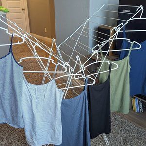 Set of 6 Spaghetti Strap Tank Top Mossimo Supply and No Boundaries sizes M-L